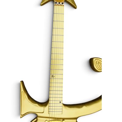 Custom Ember Prince Love Gold Finish Electric Guitar Floyd Rose Tremolo - Image 6
