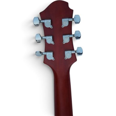 Custom Abyss Ronnie Wood CS24PF Mosaic White Mother Of Pearl And Green Abalone Guitar - Image 4