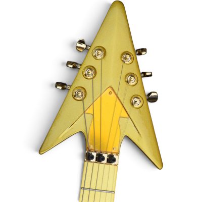 Custom Ember Prince Love Gold Finish Electric Guitar Floyd Rose Tremolo - Image 7