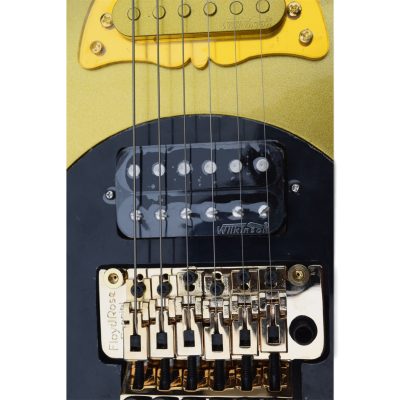 Custom Ember Prince Love Gold Finish Electric Guitar Floyd Rose Tremolo - Image 10