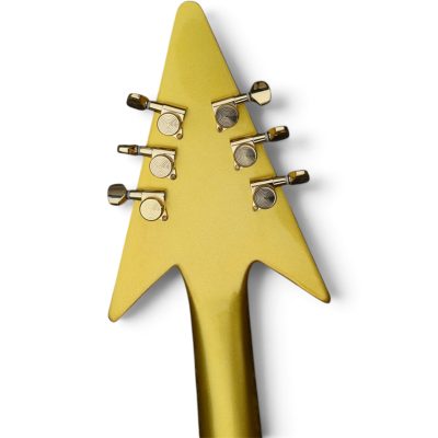 Custom Ember Prince Love Gold Finish Electric Guitar Floyd Rose Tremolo - Image 2