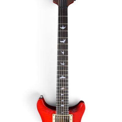 Custom Monarch Santana Red Flamed Maple Top Solid Electric Guitar - Image 7