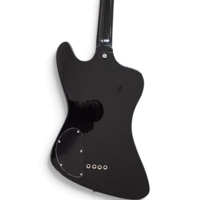 Custom Crown Krist Novoselic Jet Black Finish Thunderbird 4 String Bass - Image 3