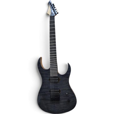 Custom Titan Merrow KM6 Stealth Grey Electric Guitar - Image 7