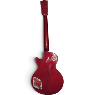 Custom Crown DIY Unfinished Wine Red Flamed Maple Top Pete Townshend Finish Guitar - Image 9