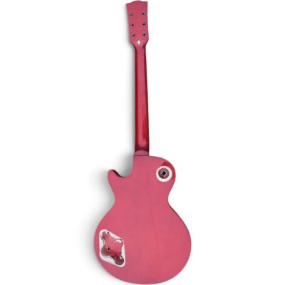 Custom Crown DIY Unfinished Wine Red Flamed Maple Top Pete Townshend Finish Guitar - Image 12