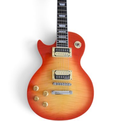 Custom Crown Left Handed Heritage Cherry Sunburst Jimmy Page Finish Electric Guitar