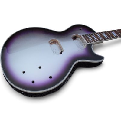 Custom Crown DIY Unfinished Adam Jones Purple Burst Finish Guitar - Image 5