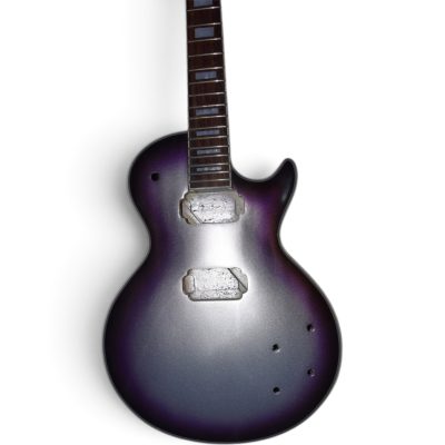 Custom Crown DIY Unfinished Adam Jones Purple Burst Finish Guitar - Image 4