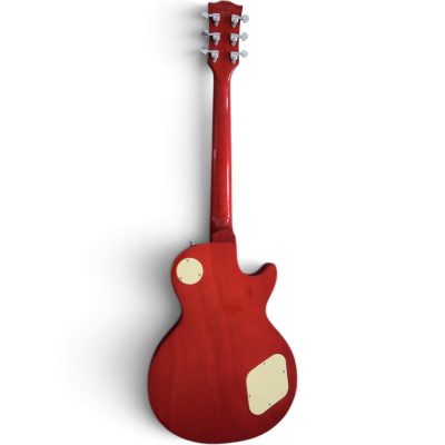 Custom Crown Left Handed Heritage Cherry Sunburst Jimmy Page Finish Electric Guitar - Image 4