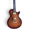 Custom Crown Supreme Bonamassa Brownburst Flamed Maple Top Fhole Electric Guitar