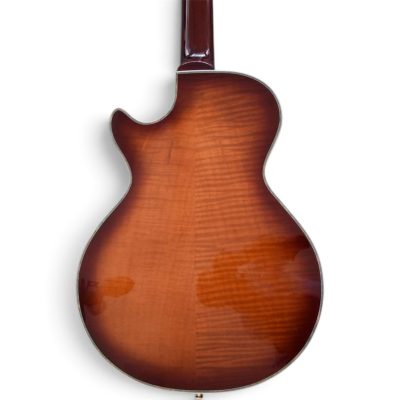 Custom Crown Supreme Bonamassa Brownburst Flamed Maple Top Fhole Electric Guitar - Image 6