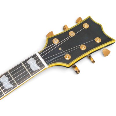 Custom Obsidian Iron Cross Matte Metallica Relic Distressed Aged Finish Guitar - Image 5