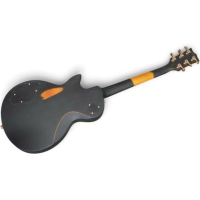 Custom Obsidian Iron Cross Matte Metallica Relic Distressed Aged Finish Guitar - Image 10