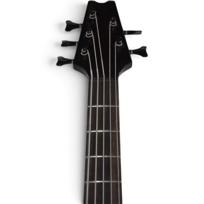 Custom Vanta Transparent Green Quilted Quantum Graphite Phil Modul 5 String Bass - Image 4