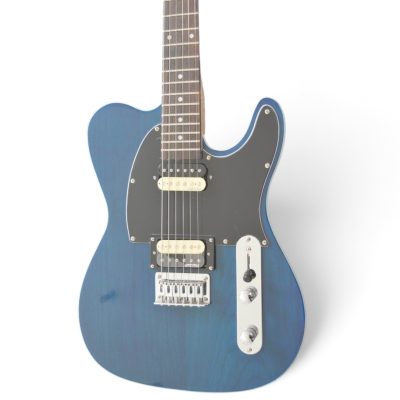 Custom Regent Transparent Blue High Gloss Electric Guitar