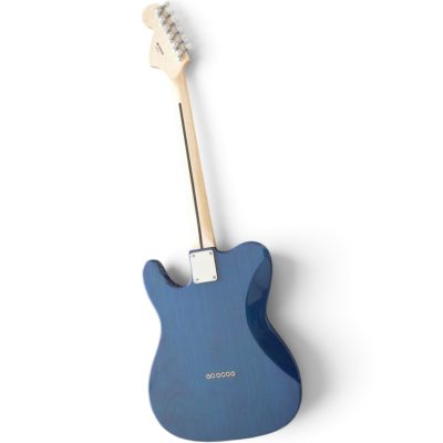 Custom Regent Transparent Blue High Gloss Electric Guitar - Image 3