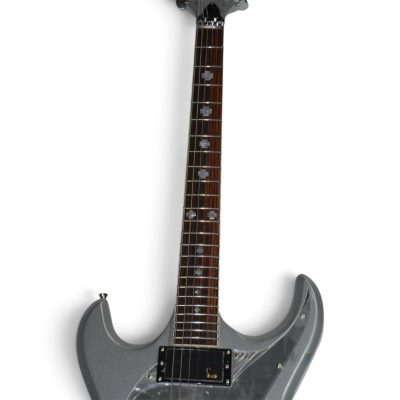 Custom Obsidian RZK 600 Richard Platinum Silver Floyd Rose Tremolo Guitar - Image 4