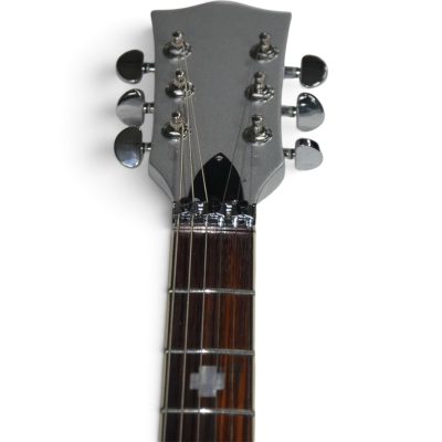 Custom Obsidian RZK 600 Richard Platinum Silver Floyd Rose Tremolo Guitar - Image 5
