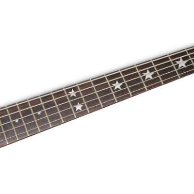 Custom Aether Bongo Green 5 String Bass Active Pickups Star Inlays - Image 5