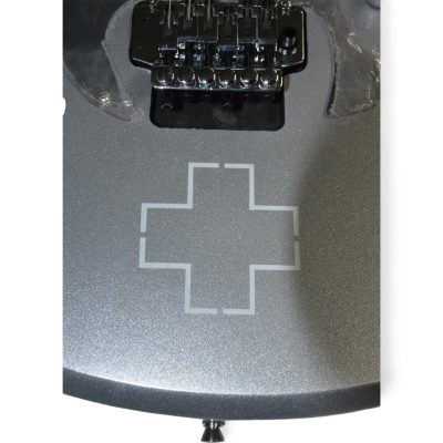 Custom Obsidian RZK 600 Richard Platinum Silver Floyd Rose Tremolo Guitar - Image 6