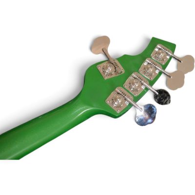 Custom Aether Bongo Green 5 String Bass Active Pickups Star Inlays - Image 7