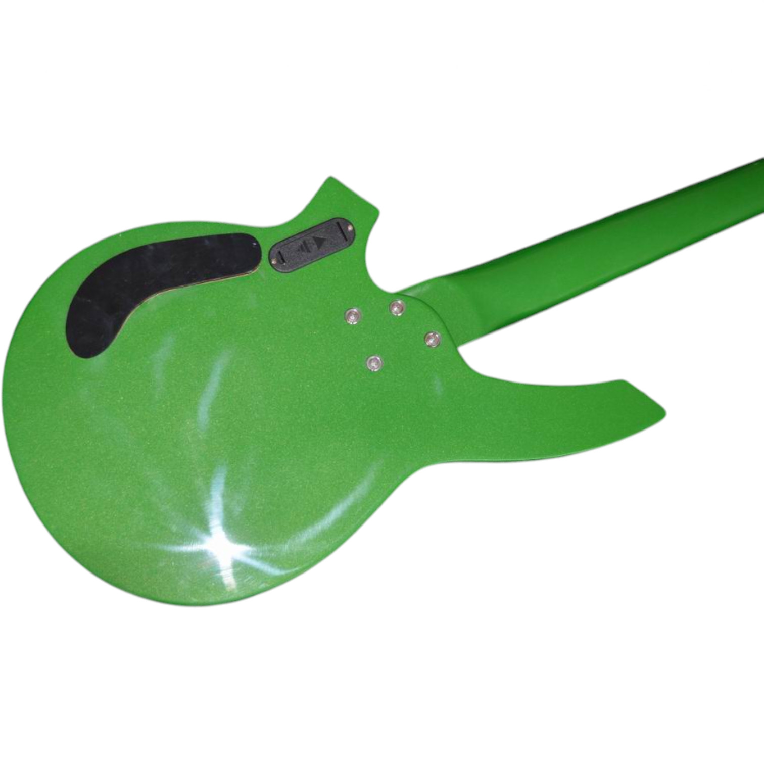 Custom Aether Bongo Green 5 String Bass Active Pickups Star Inlays - Image 8