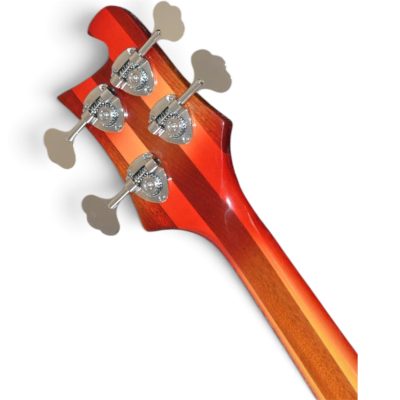 Custom Nova 4005V Fireglo 4 String Bass 22 Frets Semi Hollow - Image 3