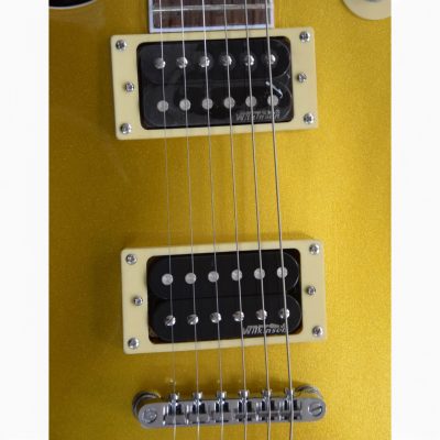Custom Crown Left Handed Standard Goldtop Slash Finish Electric Guitar - Image 9