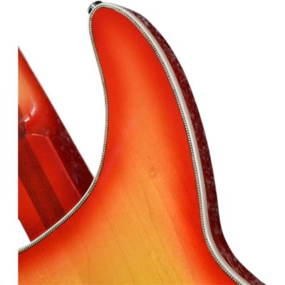 Custom Nova 4005V Fireglo 4 String Bass 22 Frets Semi Hollow - Image 4