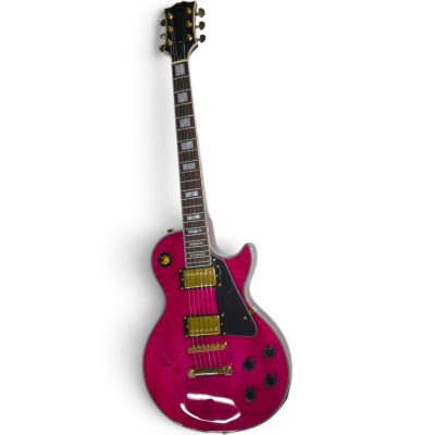 Custom Crown Standard Pink Flamed Maple Top Guitar - Image 5