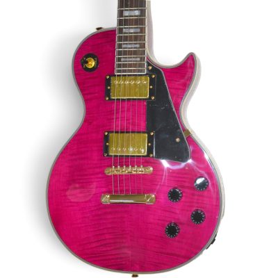 Custom Crown Standard Pink Flamed Maple Top Guitar