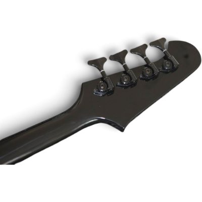 Custom Crown Nikki Left Handed Neck Through Body Thunderbird Burgundy 4 String Bass - Image 7