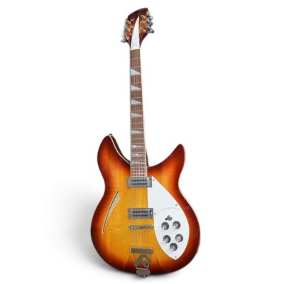 Custom Nova Slash Soundhole Fireglo 360 George Harrison Finish 12 String Guitar