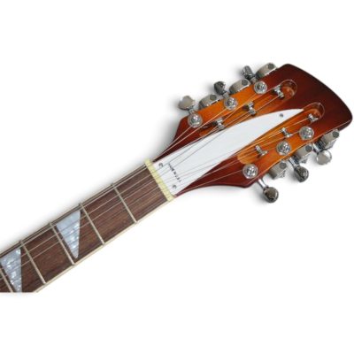 Custom Nova Slash Soundhole Fireglo 360 George Harrison Finish 12 String Guitar - Image 6