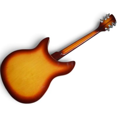 Custom Nova Slash Soundhole Fireglo 360 George Harrison Finish 12 String Guitar - Image 3