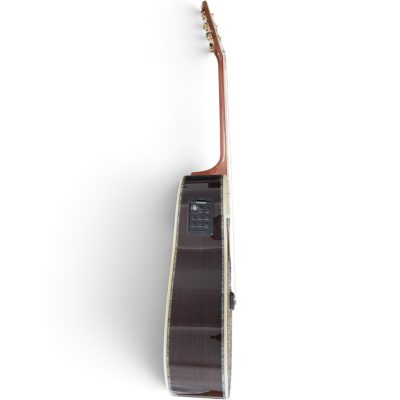 Custom Vertex Natural Solid Spruce Top Acoustic Electric Guitar D45 Fishman EQ - Image 10
