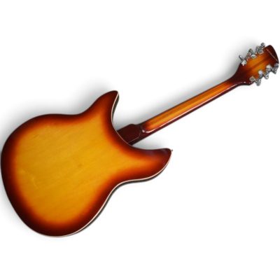 Custom Nova Slash Soundhole Fireglo 360 George Harrison Finish 12 String Guitar - Image 2