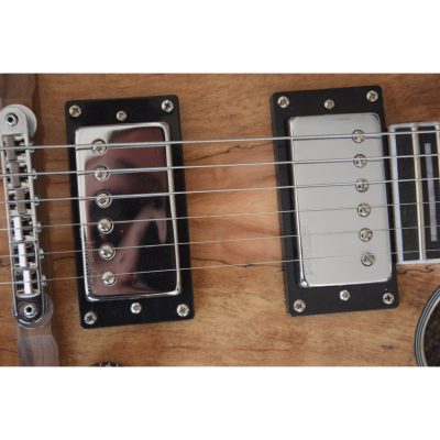 Custom Vesper Region G2 Natural Spalted Electric Guitar Ebony Tailpiece - Image 5