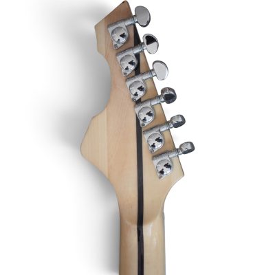 Custom Vesper Region G2 Natural Spalted Electric Guitar Ebony Tailpiece - Image 9