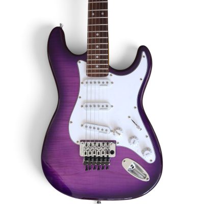 Custom Regent Eric Clapton Purple Flamed Maple Top Floyd Rose Tremolo Guitar