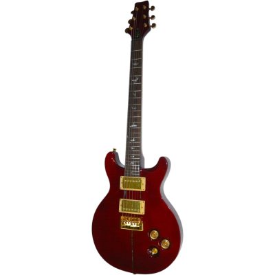 Custom Monarch Santana Red Flamed Maple Top Guitar - Image 4