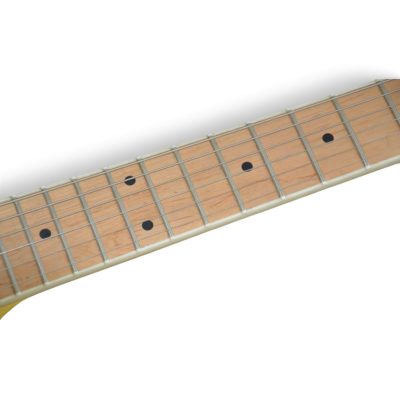 Custom Crown Flying V Jimi TV Yellow Electric Guitar - Image 6