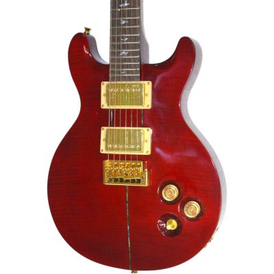 Custom Monarch Santana Red Flamed Maple Top Guitar
