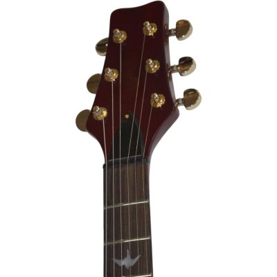 Custom Monarch Santana Red Flamed Maple Top Guitar - Image 7