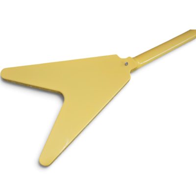Custom Crown Flying V Jimi TV Yellow Electric Guitar - Image 9