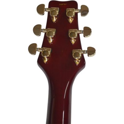 Custom Monarch Santana Red Flamed Maple Top Guitar - Image 3