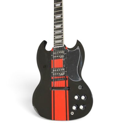 Custom Crown SG Phantom Black GT Bredahl 6 String Guitar
