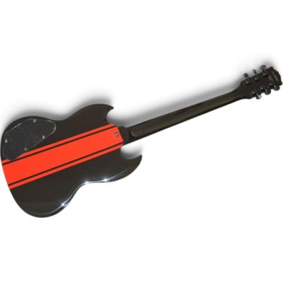 Custom Crown SG Phantom Black GT Bredahl 6 String Guitar - Image 7