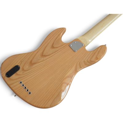 Custom Regent Ash Wood Body Natural Finish Miller 5 String Jazz Bass - Image 2